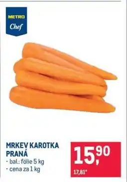 Makro Mrkev karotka praná nabídka