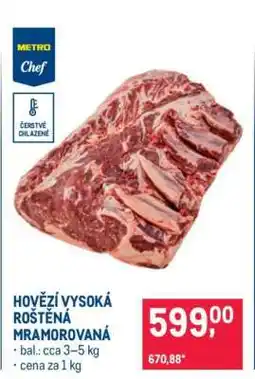 Makro HOVĚZÍ VYSOKÁ ROŠTĚNÁ MRAMOROVANÁ nabídka
