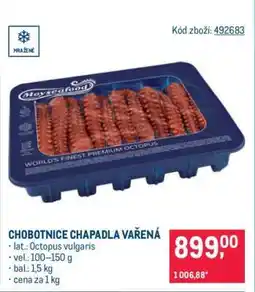 Makro Chobotnice chapadla vařená nabídka