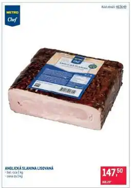 Makro Anglická slanina lisovaná nabídka