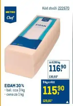 Makro Eidam 30 % nabídka