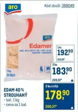 Makro EDAM 40 % STROUHANÝ nabídka