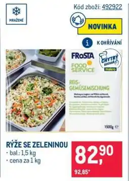 Makro RÝŽE SE ZELENINOU nabídka