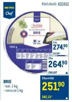 Makro Brie nabídka