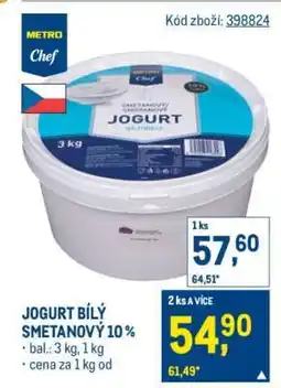 Makro JOGURT BÍLÝ SMETANOVÝ 10 % nabídka