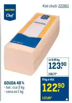 Makro Gouda 48% nabídka