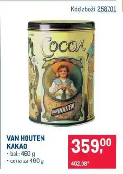 Makro Van Houten Kakao nabídka