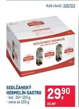 Makro SEDLČANSKÝ HERMELÍN GASTRO nabídka