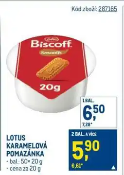 Makro LOTUS KARAMELOVÁ POMAZÁNKA nabídka