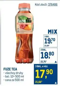 Makro Fuze Tea nabídka