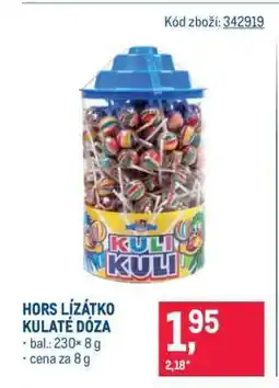 Makro Hors lízátko kulaté dóza nabídka