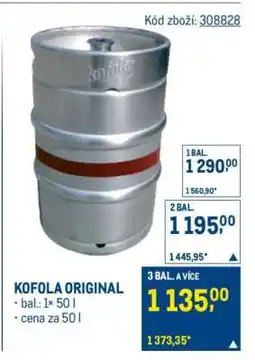 Makro Kofola Original nabídka