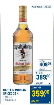 Makro Captain Morgan Spiced 35 % nabídka