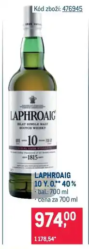 Makro LAPHROAIG 10 Y. O.** 40 % nabídka