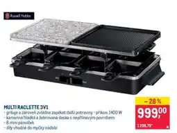 Makro MULTI RACLETTE 3V1 nabídka
