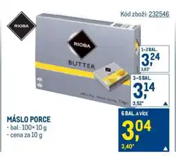Makro MÁSLO PORCE nabídka
