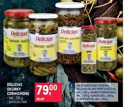 Makro DELICIAS OKURKY CORNICHONS nabídka