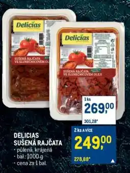 Makro DELICIAS SUŠENÁ RAJČATA nabídka