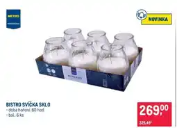 Makro BISTRO SVÍČKA SKLO nabídka