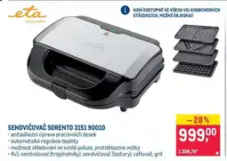 Makro SENDVIČOVAČ SORENTO 3151 90010 nabídka