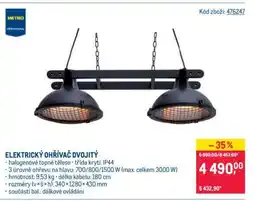 Makro ELEKTRICKÝ OHŘÍVAČ DVOJITÝ nabídka