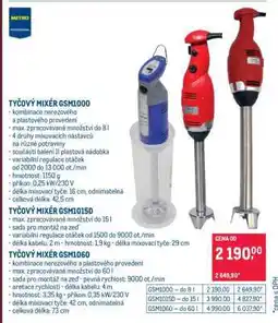 Makro TYČOVÝ MIXÉR GSM1000 nabídka