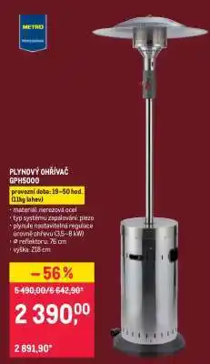Makro PLYNOVÝ OHŘÍVAČ GPH5000 nabídka