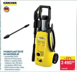 Makro VYSOKOTLAKÝ ČISTIČ K4 UNIVERZÁLNÍ nabídka