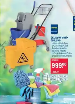 Makro ÚKLIDOVÝ VOZÍK DUO, UNO nabídka