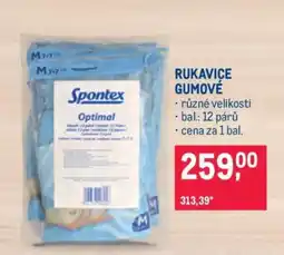Makro Rukavice gumové nabídka