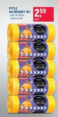 Makro Pytle na odpadky 35 l nabídka