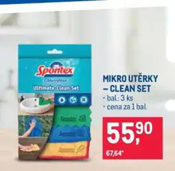 Makro MIKRO UTĚRKY – CLEAN SET nabídka