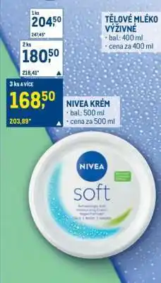 Makro NIVEA KRÉM nabídka