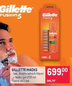 Makro Gillette Mach3 nabídka