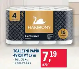 Makro TOALETNÍ PAPÍR 4VRSTVÝ 17 m nabídka