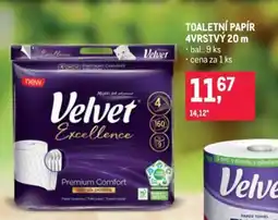 Makro TOALETNÍ PAPÍR 4VRSTVÝ 20 m nabídka