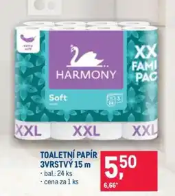 Makro TOALETNÍ PAPÍR 3VRSTVÝ 15 m nabídka
