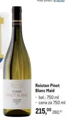 Makro REISTEN PINOT BLANC MAID nabídka