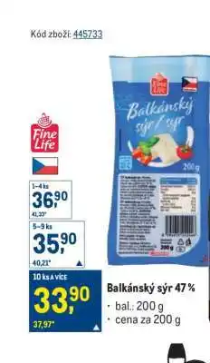 Makro BALKÁNSKÝ SÝR 47 % nabídka