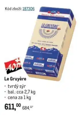 Makro Le Gruyère nabídka