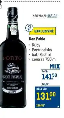 Makro PORTO DON PABLO RUBY nabídka