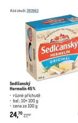 Makro Sedlčanský Hermelín 45 % nabídka