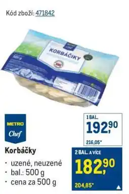 Makro Korbáčiky nabídka