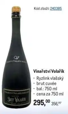 Makro Vinařství Volařík nabídka