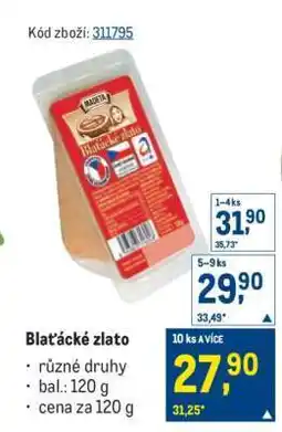 Makro Blaťácké zlato nabídka