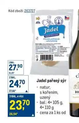 Makro Jadel pařený sýr nabídka