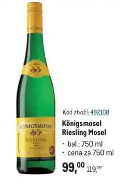 Makro Königsmosel Riesling Mosel nabídka
