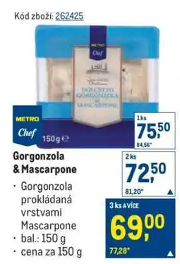 Makro Gorgonzola & Mascarpone nabídka