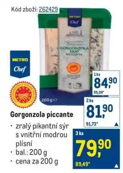Makro Gorgonzola DOP piccante nabídka
