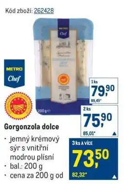 Makro Gorgonzola dolce nabídka